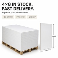 Panneau de fibres mélaminées blanches hydrofuges de 18 mm, utilisé pour les meubles de salle de bain et les armoires de cuisine