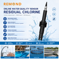 Sensor de Cloro OEM de Fábrica, Sonda de Cloro RS485, Sensor de Dióxido de Cloro 4-20mA, Sensor de Cloro Residual Enchufable M12, Sensor de Agua del Grifo IP68