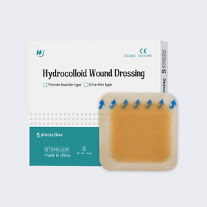 医療用滅菌接着剤防水ハイドロコロイド創傷被覆材ボーダー10x10cm - Product Image 6