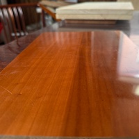 Planche en bois de peuplier carbonisé avec revêtement UV haute brillance, bois de peuplier massif traité thermiquement pour meubles de luxe et décoration murale