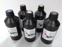 UV-Inkt Cmyk Premium UV-Inkten Voor Ricoh Gh2220 Printer Glas Metaal Acryl Hout Plastic Folie Afdrukken Harde Zachte Media Plat Bed