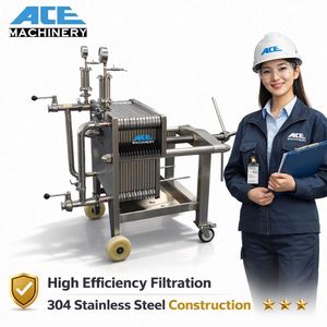Stainless Steel Plate and Frame Filter Press for Juice/<b>wine</b>/beverage Industry - Product Image 5