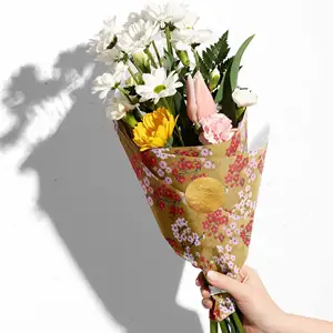 Decoupage 선물 포장 선물 가방 파티 장식 공예 프로젝트 수제 항목에 대한 표류 꽃 인쇄 티슈 종이