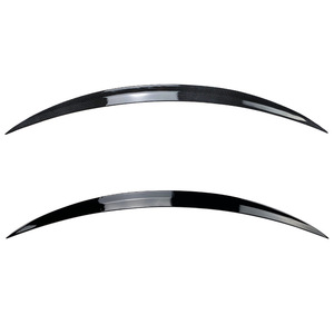 Mercedes-Benz GLE Coupe Rear Wing Spoiler Piano Black ABS Carbon Fiber Texture Trunk Lip - Product Image 1