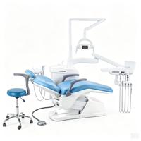 Ensemble complet de fauteuil dentaire avec détartreur LED UDS_N2, caméra intra-orale et compresseur d'air pour clinique dentaire