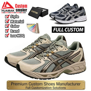 Chaussures de course à faible MOQ avec logo personnalisé pour hommes, sport de plein air, décontractées, confortables, respirantes, en maille, fabricant de baskets personnalisées - Product Image 1