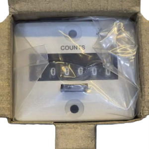Compteur GIC Série CR 26 SA51A-356 en aluminium, affichage analogique, alimentation CA, données non réinitialisables, compact, garantie 1 an - Product Image 1