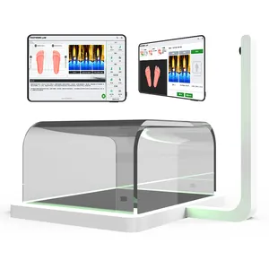 Varredor 3D para análise de passos de pés, máquina de ortopedia personalizada para loja de calçados, uso diário, para análise de passos, com palmilha