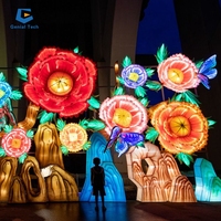 Magnifique Festival des Lanternes Chinoises Artificielles, Lanternes Colorées aux Motifs de Papillons, Spectacle de Lanternes aux Papillons