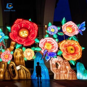 美しい中国の人工ランタン祭り：カラフルな蝶々ランタンショー - Product Image 4