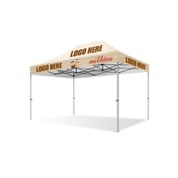 Tente pliante publicitaire personnalisée imprimée 4x6m, auvent promotionnel, chapiteau de mariage, gazebo, tente commerciale pour salon professionnel