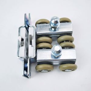 WEKIS - Herrajes Modernos de Acero para Puertas Correderas Empotradas, Riel Oculto, Cierre Suave, Juego Completo para Interiores de Hotel - Product Image 1