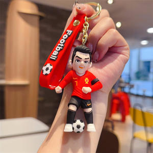 Llavero de Fútbol con Diseño de Camisetas de <span class=keywords><strong>Estrellas</strong></span> como Cristiano Ronaldo y <span class=keywords><strong>Messi</strong></span>, Pequeño Regalo para Fanáticos - Product Image 4