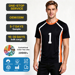 Maglietta Personalizzata 3D Lavorata a Maglia, Casual, per Cosplay, Costume del Club di Pallavolo <span class=keywords><strong>Karasuno</strong></span>, per Adulti e Bambini, Top Anime - Product Image 1