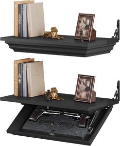 Estante Flotante de Madera Maciza para Montar en la Pared con Compartimento Oculto Secreto para Almacenamiento de Ocultación Mueble Decoración del Hogar Caja de Seguridad - Product Image 1