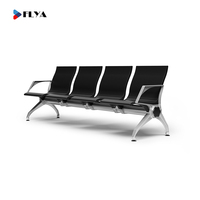 Chaise d'attente Flya 1 à 5 places pour aéroport, hôpital, gare ferroviaire / Chaise de visiteur pour espaces publics