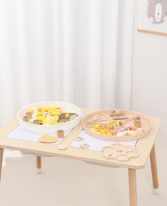 Bac sensoriel en silicone de qualité alimentaire facile à nettoyer, plateau sensoriel <span class=keywords><strong>Montessori</strong></span> pour les tout-petits - Product Image 3