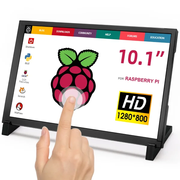 10.1" IPS Capacitive Touch Monitor 1280x800 |  for Raspberry Pi 5, Jetson Nano, PC  Elecrow