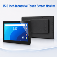 Monitor Táctil Industrial de 15.6 Pulgadas IP65 con Interfaz HD-MI, DVI, VGA, Amplio Rango de Temperatura, Marco de Aluminio Phoenix Power, Pantalla de Panel
