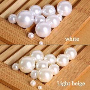 Perlas Sueltas de Imitación ABS de Alta Calidad al por Mayor, Perlas Perforadas para Hacer Pulseras, Joyería y Accesorios de Ropa - Product Image 3