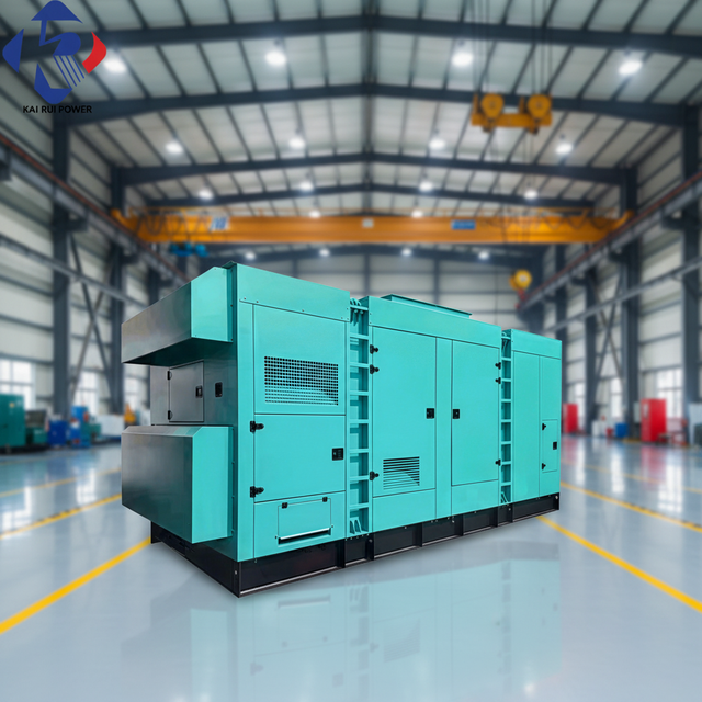 Emergency Standby 500kVA Silent Type Diesel Generator Set Auto Transfer Switch (ATS) | Weatherproof Canopy Outdoor Installation