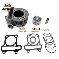 Kit de Cilindro de Motor de Motocicleta SNOR para Italika Ds150 Ws150 Gs150, Cilindro y Pistón