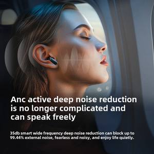 Écran tactile couleur ANC + ENC Double réduction de bruit <span class=keywords><strong>Casque</strong></span> <span class=keywords><strong>sans</strong></span> <span class=keywords><strong>fil</strong></span> intra-auriculaire Indicateur de batterie LED multifonctionnel Privé JL - Product Image 3