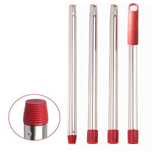 Fileté 4 Section <span class=keywords><strong>Balai</strong></span> Poignée Vadrouilles Nettoyage Sol Spin Rod Mop 360 Turbo Microfibre Mop Set pour V Ileda O-Cedar Easy Wring - Product Image 1