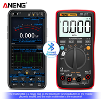 Multimètre numérique professionnel ANENG AN9002 True RMS 6000 points de mesure, sélection automatique de la plage, testeur de courant et de tension 750V AC 1000V DC