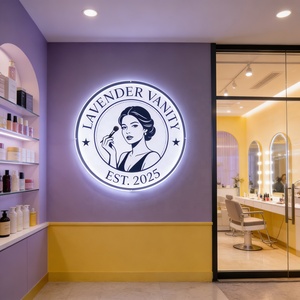 Custom Logo Acrylic LED Ultra Thin Light Box Sign Store Wall Decor Advertising Light Box Light for Shop Wall Decor - Product Image 5