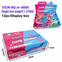 Mainan Fidget Warna-warni Berkilau TPR Pereda Stres Gelang Mainan Squishy Lembut Tahan Lama Gelang Pergelangan Tangan Mainan Pelepas Emosi yang Menyenangkan