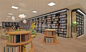Arredamento Interno per Biblioteca, Scaffale in <span class=keywords><strong>Metallo</strong></span> e Acciaio, Tavolo, Mobili in Legno per Biblioteca, Design Personalizzato - Product Image 2