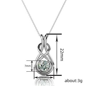 Collana con Ciondolo a Croce Infinita per Donne, Gioielli Minimalisti alla Moda per Uso Quotidiano, Regalo - Product Image 4