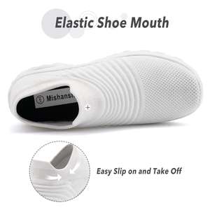Chaussures de Sport blanches à absorption des chocs, baskets décontractées, de marche, d'extérieur, à la mode, pour femmes, nouveau - Product Image 4