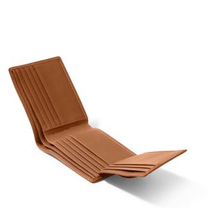 Étui en cuir PU coloré détachable pour homme, porte-cartes d'identité personnalisable, portefeuille court pliable avec logo personnalisé - Product Image 2