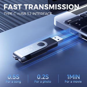 נייד טלפון OTG סוג C / USB 3.0 3.1 OTG מיני דיסק און קי 360 תואר סיבוב דיסק פלאש pendrive 3.0 otg דיסק און קי - Product Image 3