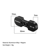 Plaque de montage magnétique Ambitful GC02, adaptateur de support métallique pour tube lumineux LED à colonne d'air GC12 GC30