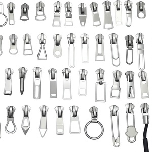 H&C 3 #   5 #   Kit de réparation de fermeture éclair à glissière à extrémité ouverte, accessoires de couture DIY pour vêtements et chaussures, tirette en alliage de zinc 30 cm - Product Image 1