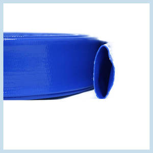 Tuyau d'irrigation en PVC noir à plat, pression standard de 2 à 8 bars, décharge flexible d'eau, service de coupe personnalisé, OEM et ODM de 6 pouces - Product Image 5