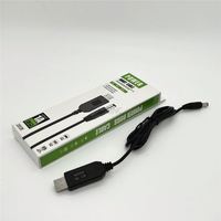 Câble USB de suralimentation 5,5 * 2,1 mm DC-DC 5V/9V/12V pour Power Bank et routeur sans fil – Câble de conversion de tension 5V