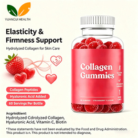 Gummies de collagène en vrac saveur fruits rouges, riches en protéines, faibles en sucre, antioxydants, produits de beauté, marque privée, compléments alimentaires ODM