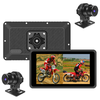 Étanche moto 5 pouces Carplay écran BT sans fil Navigation caméra moniteur vélo Carplay