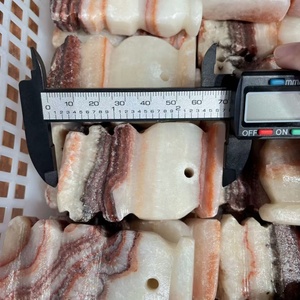Wholesale Natural <strong>Jade</strong> Polished Pork <strong>Stone</strong> Caving with Hole Marble Meat Crystal Craft for Decoration &amp; Gift - Product Image 4