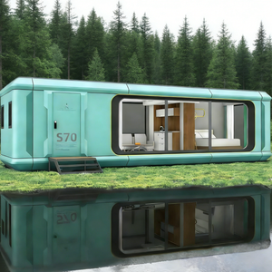 S70 Uzay Kapsülü, Büyük Cam Pencereli Minimalist Modüler Tasarım, Ticari Ofisler, Sergi Salonları ve Geçici Alanlar için - Product Image 1