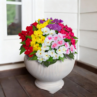 Fleurs artificielles pour l'extérieur, résistantes aux UV, fausses plantes décoratives, fleurs en soie, fleurs en plastique qui ne se décolorent pas
