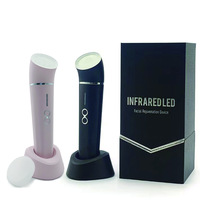 Appareil de soin de la peau à usage domestique, lampe de soin de la peau, sonde en verre, masseur facial chauffant, baguette anti-âge, baguette de soin de la peau portable