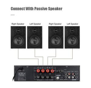 Amplificador de Audio y vídeo Digital de 4,0 canales más vendido con DAC Phono incorporado Karaoke Blue Tooth Av receptor para <span class=keywords><strong>casa</strong></span> de conferencias - Product Image 4