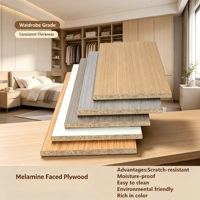 Panneau en contreplaqué décoratif avec surface en mélamine, finition marbre, panneau en bois pour la décoration murale, les meubles et l'intérieur