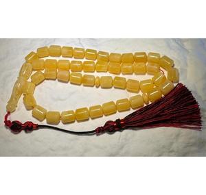 Perles de prière traditionnelles en corne de buffle, artisanat naturel, perles de prière uniques faites à la main pour la méditation religieuse et spirituelle - Product Image 4