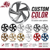 Jantes forgées monobloc 16-24 pouces, finition canon de fusil usinée, 5 branches, en alliage d'aluminium pour berlines de luxe, SUV, véhicules électriques et tuning performance